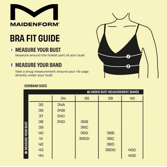 Maidenform Women's Custom Lift Natural Boost Demi 34D Push up Bra Black - Picture 5 of 7